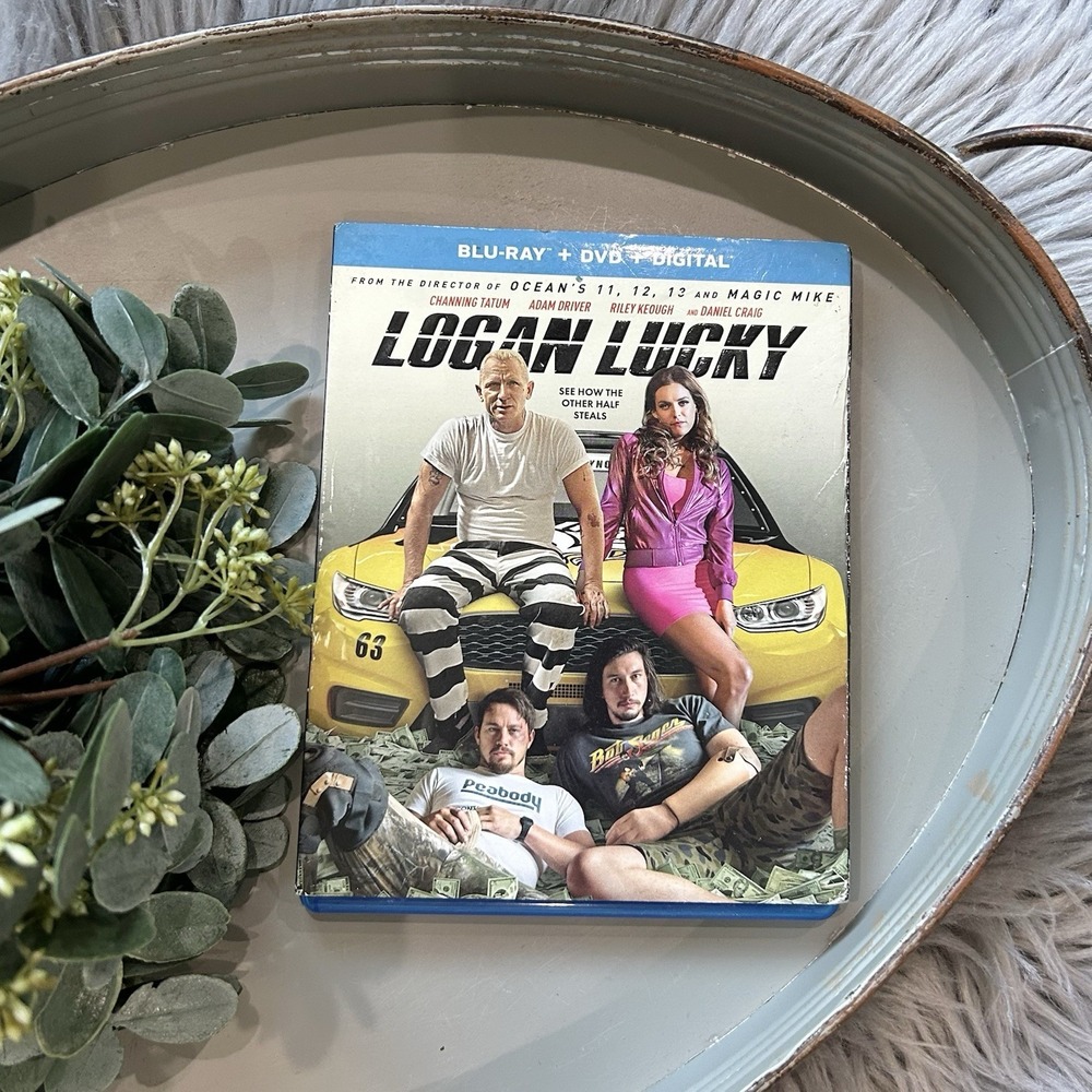 LOGAN LUCKY (Blu-ray) 2017 Steven Soderbergh‎  W/SLIPCOVER